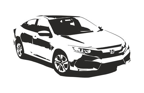 Download Honda Civic Automobile Royalty-Free Stock Illustration Image ...