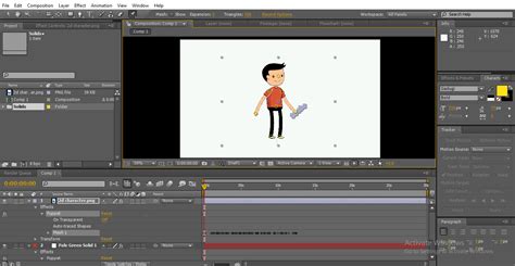 2D After Effects Animation | Animating Cartoon Character in 2D AfterEffects