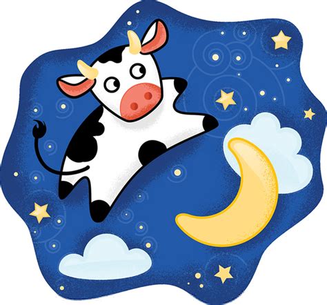 The Cow Jumped Over The Moon Clipart | Free Images at Clker.com ...