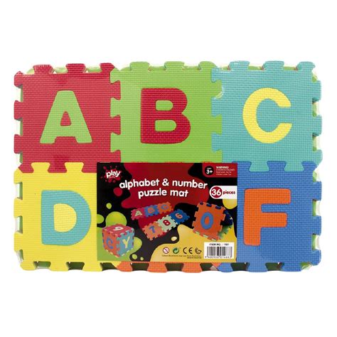 Play Studio Alphabet and Number Puzzle EVA Mat 36 Pieces | The Warehouse