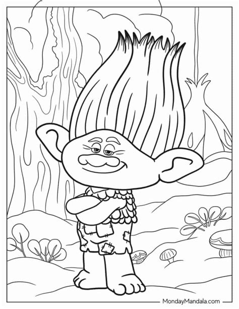 34 Trolls Coloring Pages (Free PDF Printables) - dreamworks trolls ...