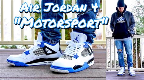 HOW TO STYLE - AIR JORDAN RETRO 4 IV "MOTORSPORT" - ON FEET & OUTFIT ...