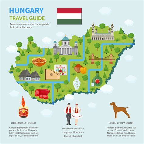 Free Vector Linear Colorful Hungary Map Infographic - Bank2home.com