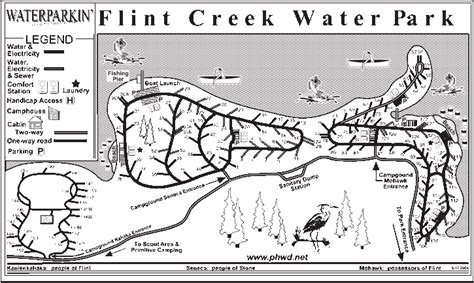 flint creek campground map - Google Search | Flint creek, Flint, Map design