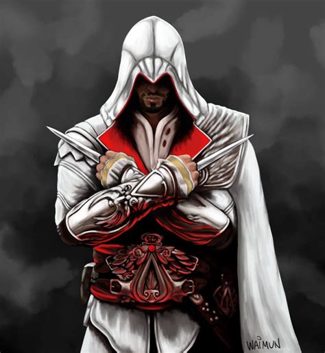 Ezio Auditore da Firenze Brotherhood by ShockyTheGreat Assassian Creed ...