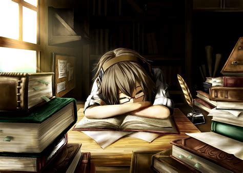 937 Wallpaper Anime Girl Reading A Book Images - MyWeb