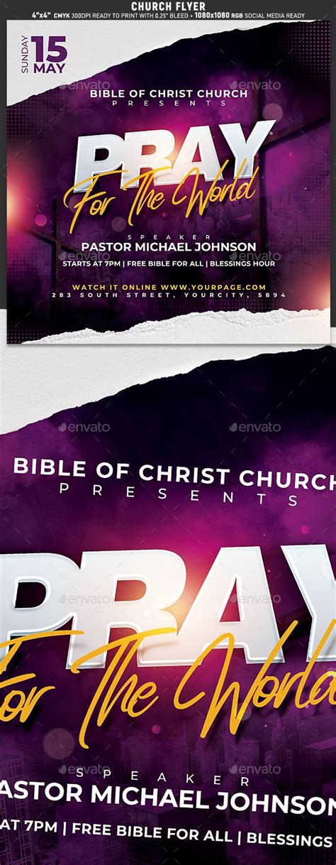 Easter Sunday Church Conference Flyer