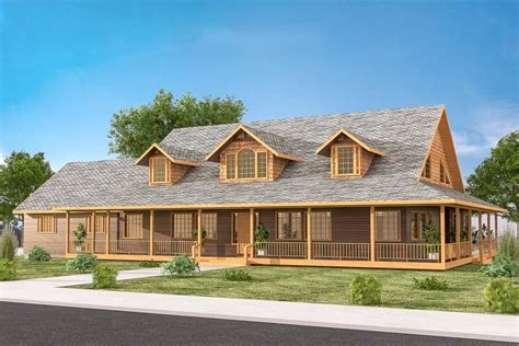 34++ Ranch style farmhouse with wrap around porch plans type ...