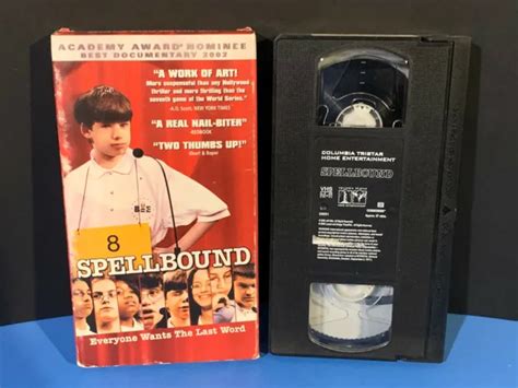 VHS SPELLBOUND (COLUMBIA, 2002) Documentary Spelling Bee See My Other ...