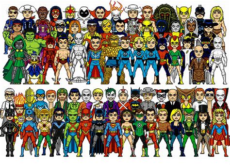 Take Five a Day » Blog Archive » Marvel V. DC – The Top 100 Characters