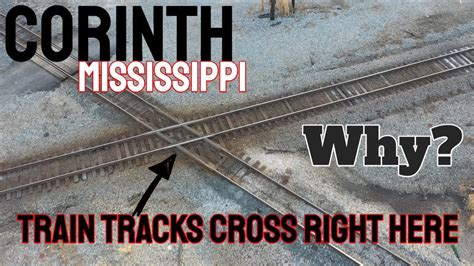 Corinth Mississippi Originally Cross City Train Track Story from Civil ...