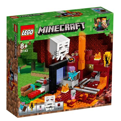 21143 LEGO Minecraft The Nether Portal 470 Pieces Age 8+ New Release ...