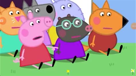 Peppa pig dr brown bear falling down - YouTube