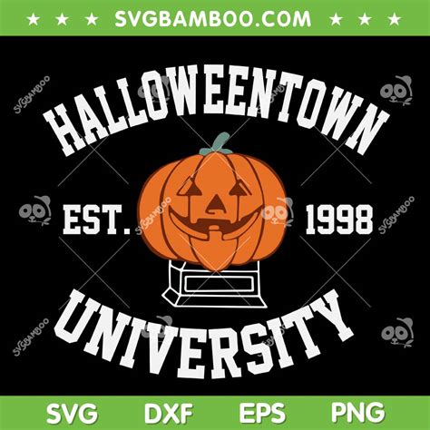 Halloweentown University Font SVG PNG