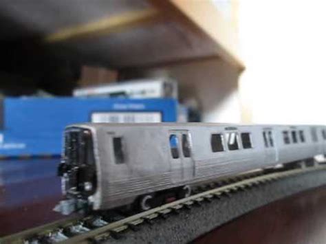 1/3/16 Washington DC Metro 7000 Series N Scale 3D Printed! - YouTube