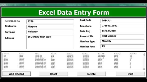 Youtube Making An Excell Fillable Form Windows 10 - Printable Forms ...