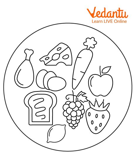 Healthy Food Coloring Pages: Fun and Educational Coloring Pages for ...