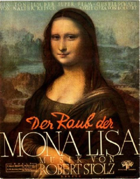 Der Raub der Mona Lisa (1932) - Poster DE - 421*537px