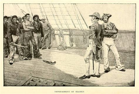 Impressment Of American Seaman by Everett | Harper's magazine, Seaman ...