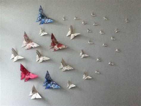 Origami butterfly wall | Origami butterfly, Butterfly wall, Origami