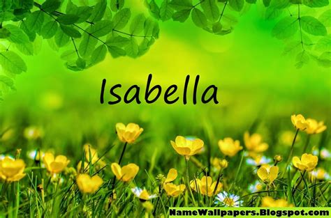 Isabella Name Wallpapers Isabella ~ Name Wallpaper Urdu Name Meaning ...