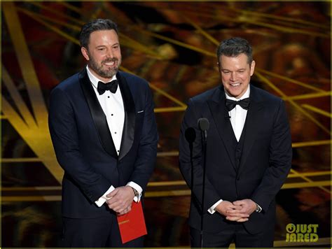 Ben Affleck & ‘Guest’ Matt Damon Present at Oscars 2017, Matt Gets ...