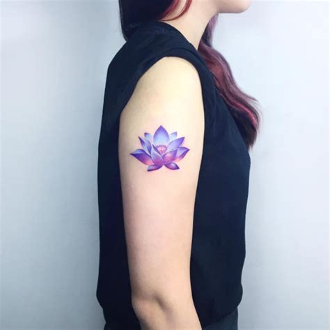 Tattoo místico Lotus Flower pela IDA | Flower tattoo designs, Lotus ...