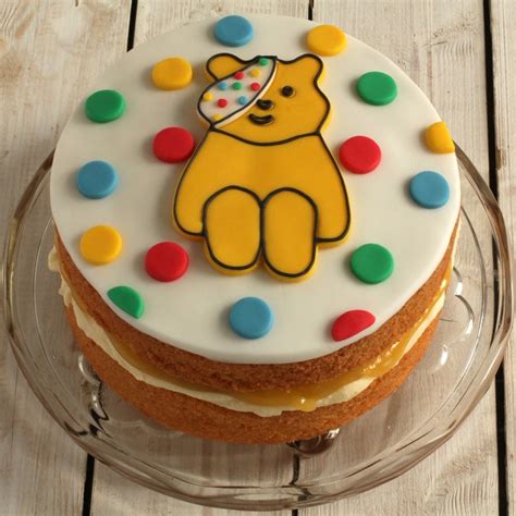 Pudsey Bear Lemon Sponge Cake Recipe