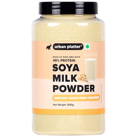 Soy Milk Powder: Buy Urban Platter Soya Milk Powder 500g [49% Protein ...