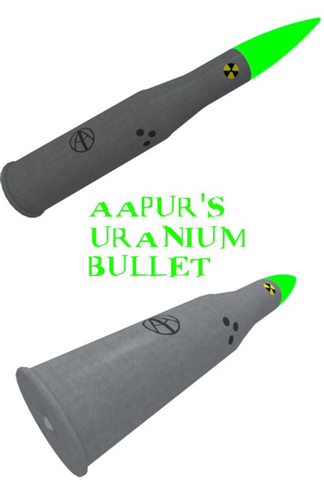 .75 cal Uranium Bullets by Aapur on DeviantArt