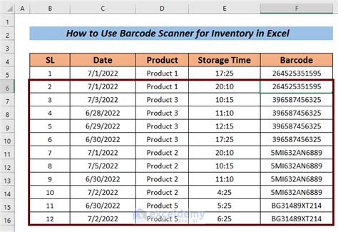 How to Use a Barcode Scanner for Inventory Counts in Excel