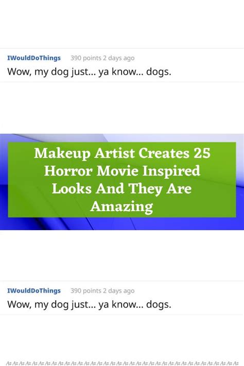 Makeup Artist Creates 25 Horror Movie Inspired Looks And They Are Amazing