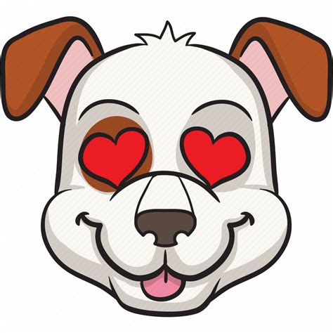 Cartoon, dog, emoji, emoticon, face, smiley icon - Download on Iconfinder