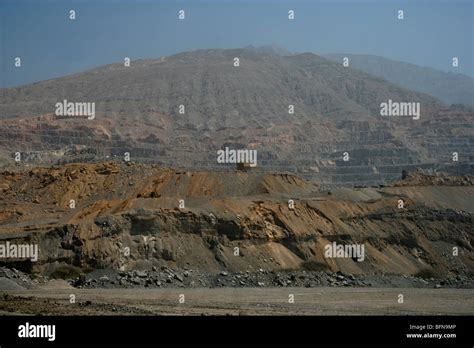 Cement Quarry works Ras Al Khaimah UAE Cementation Stock Photo - Alamy