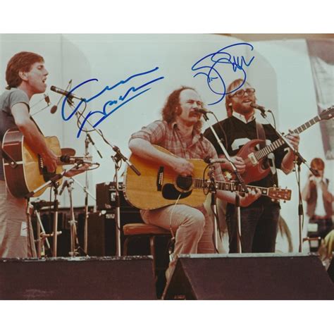 Autographe CROSBY STILLS & NASH - Graham NASH & Stephen STILLS