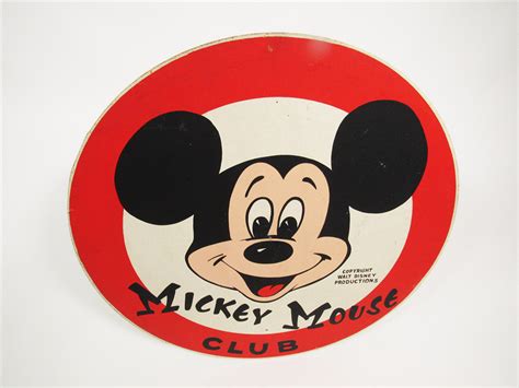 SCARCE CIRCA 1950S MICKEY MOUSE CLUB 'WALT DISNEY PRODUCTIONS