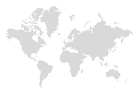 World Map Flat Png - Carlen Wilmette