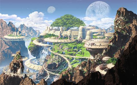 Utopian Future Pictures - Images and Videos | Fantasy city, Fantasy ...