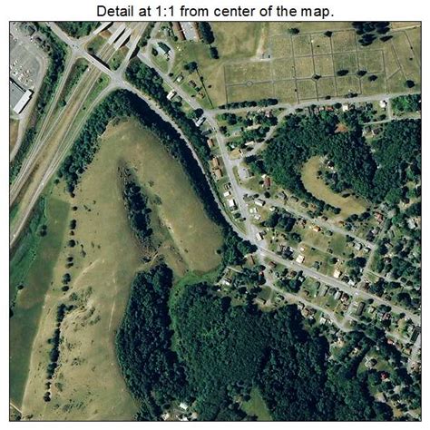 Aerial Photography Map of Tazewell, VA Virginia