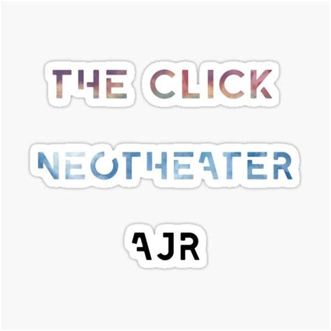 ajr album titles Sticker by mightymartian | Band stickers, Album, Logo ...