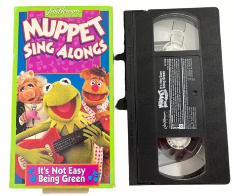 1994 JIM HENSON Video Muppet Sing Alongs VHS It's Not Easy Being Green ...