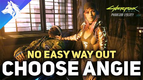 Should You Side With Angie - No Easy Way Out Outcomes - Cyberpunk 2077 ...