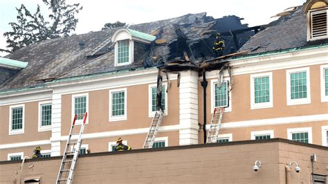 Fire destroys section of building's roof near Asheville VA; hospital ...