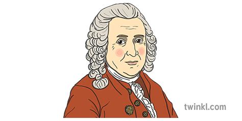 carl linnaeus portrait person man ks1 Illustration - Twinkl