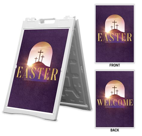 Easter Sunrise Window Easter Welcome Banner - Church Banners - Outreach ...