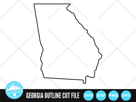 Georgia Chain svg dxf silhouette pattern georgia monogram svg, georgia ...