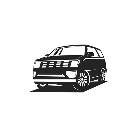 Modern suv logo template design. offroad car stylized vector silhouette ...