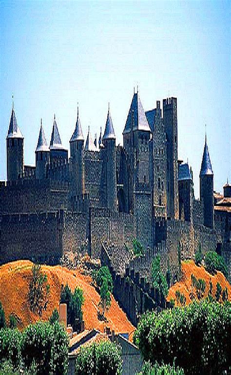 Castillo Medieval Carcassonne en Francia Beautiful Castles, Beautiful ...