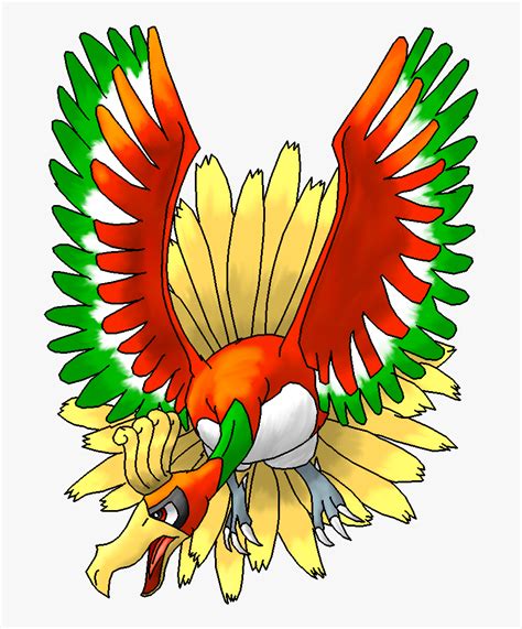 Pokemon Ho Oh Shiny, HD Png Download - kindpng