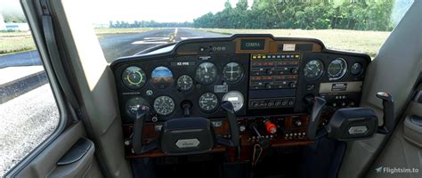 Cessna C152 Aerobat Dark & Clean Cockpit for Microsoft Flight Simulator ...